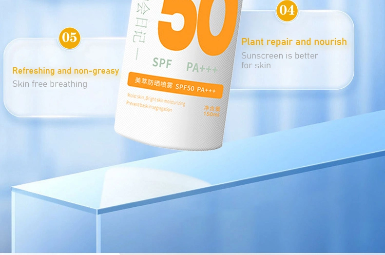 Sun Protection Sunblock Spray Anti-Aging Face Care SPF50 PA+++ Sunscreen Spray