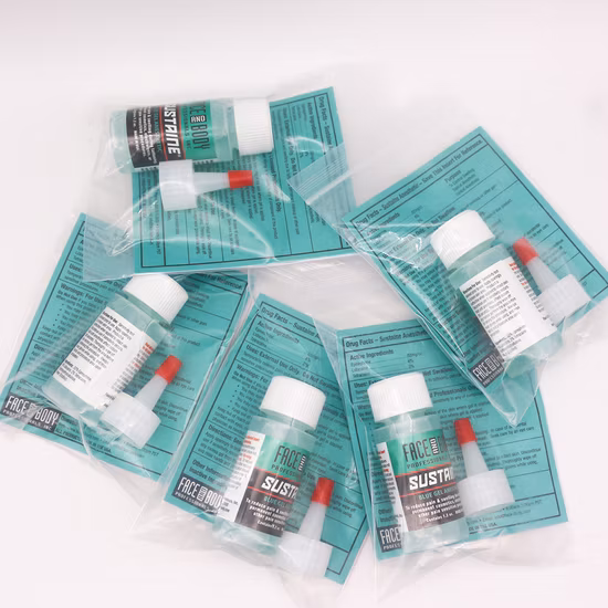 Tatuaje del precio de fábrica de 1,2 oz durante el procedimiento Producto anestésico anestésico tópico Gel entumecido Sustaine Blue Gel