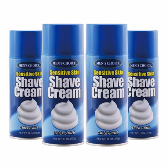 Espuma de afeitar personalizada para el cuidado personal de los hombres con logotipo con efecto hidratante y suavizante