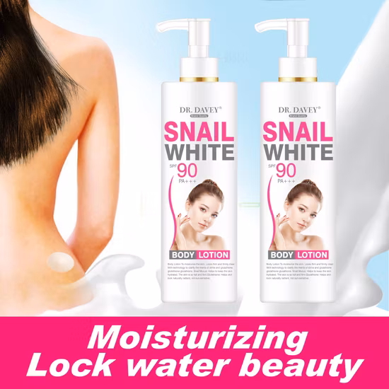 Loción corporal aclarante, suavizante, hidratante y blanqueadora de la piel
