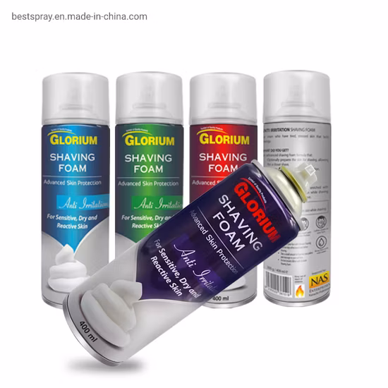 Suministro de fábrica para el cuidado de la barba, espuma de afeitar natural sin perfume para hombres