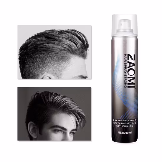Laca para el cabello al por mayor OEM en aerosol color Amazon Glitter Hair Spray para hombres
